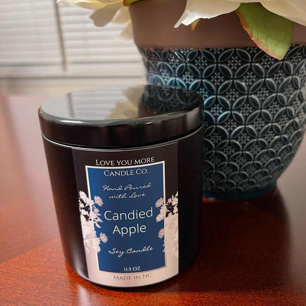 100% Soy Candle Candied Apple Scent